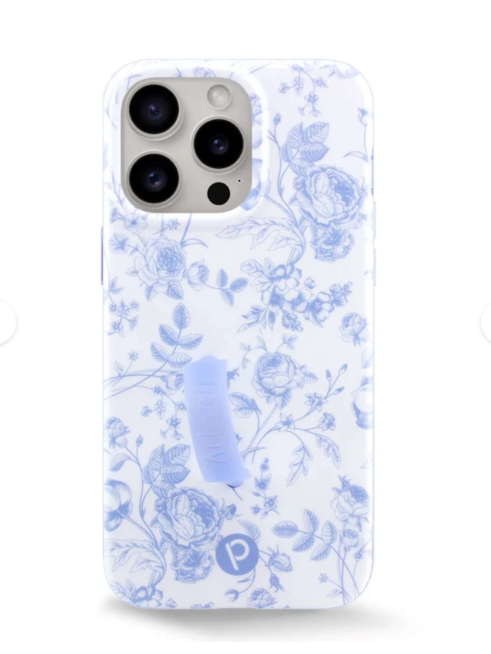 Blue Toile Loopy case